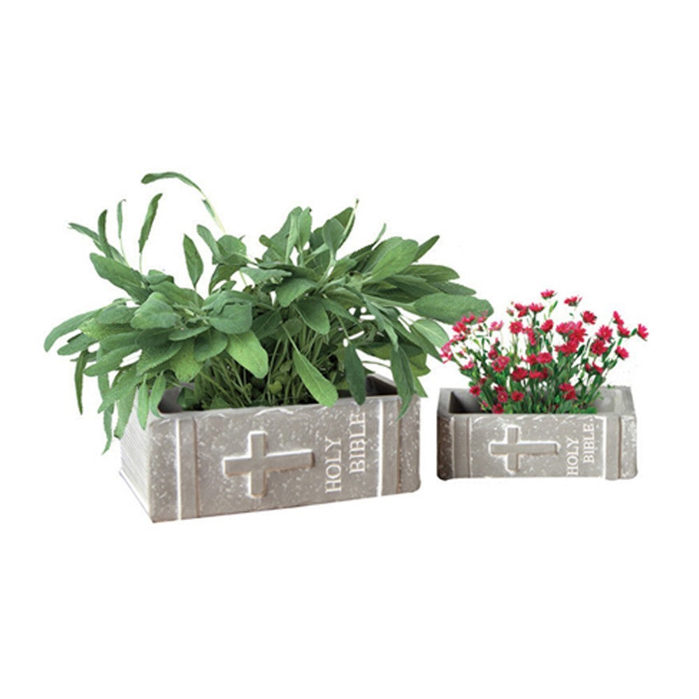 Holy Bible Planters By Manual Woodworkers & Weavers Holy Bible Planters By Manual Woodworkers & Weavers